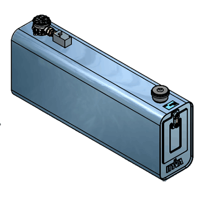 Масляный бак закабинный RM-195L/163L-MP-RF (с монтажным комплектом и фильтром)