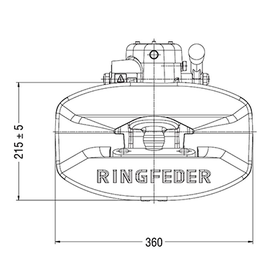 Сцепное устройство Ringfeder 4040/G150 A