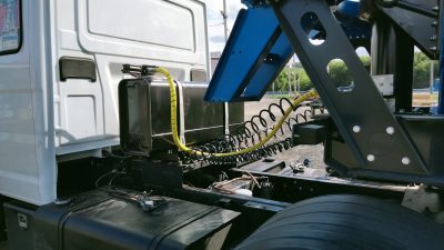 Гидрофикация седельного тягача Ural Next 6x6 в нашем сервисе.