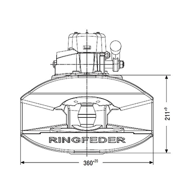 Сцепное устройство Ringfeder 5055 A