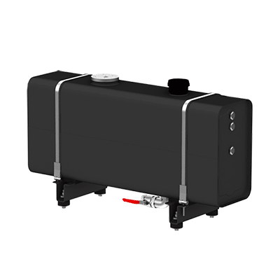 Гидробак закабинный в сборе 240л 1820х520х310