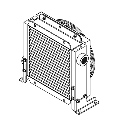 Теплообменник для гидросистем, мод. ASK15DC02N rail 24V DC (0,21 kW)