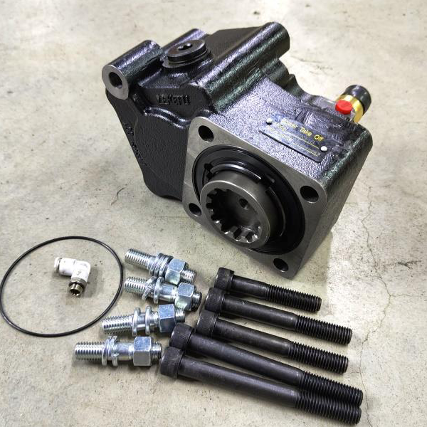 Коробка отбора мощности ZF (1:1.3) со смещением, 45 град ISO усиленная