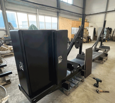 Установка ДЗК (держатель запасного колеса)