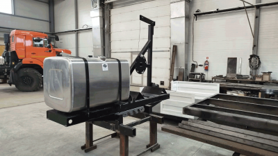 Установка ДЗК (держатель запасного колеса)